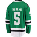 Custom #5 Green DAL Hockey Shirt Top