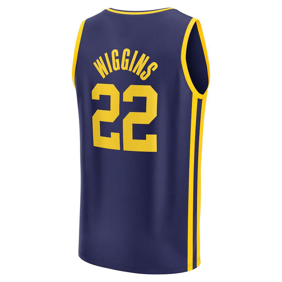 Custom #22 Navy 2022 GSW Basketball Shirt Top