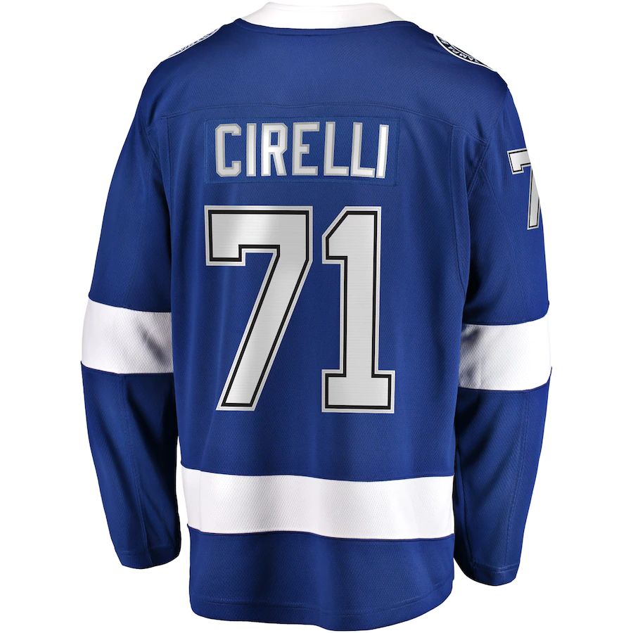 Custom #71 Blue TBL Hockey Shirt Top