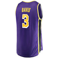 Custom #3 Purple 2020 LAL Basketball Shirt Top