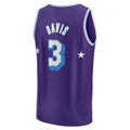 Custom #3 Purple 2021 LAL Basketball Shirt Top