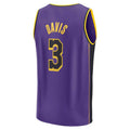 Custom #3 Purple 2022 LAL Basketball Shirt Top