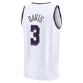 Custom #3 White 2022 LAL Basketball Shirt Top