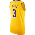 Custom #3 Gold 2020 LAL Basketball Shirt Top