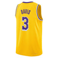 Custom #3 Gold 2022 LAL Basketball Shirt Top