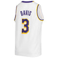 Custom #3 White 2020 LAL Basketball Shirt Top