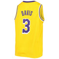Custom #3 Gold LAL Basketball Shirt Top
