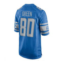 Custom #80 Blue DET Football Shirt Top