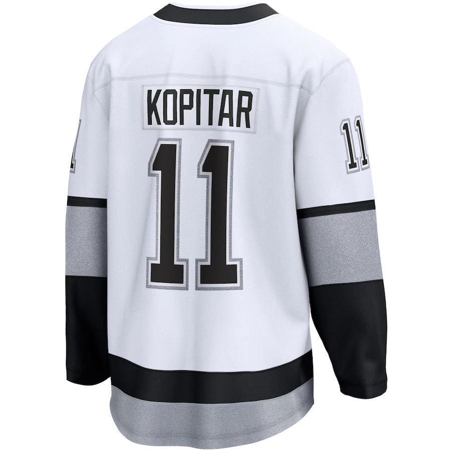 Custom #11 White LAK Hockey Shirt Top