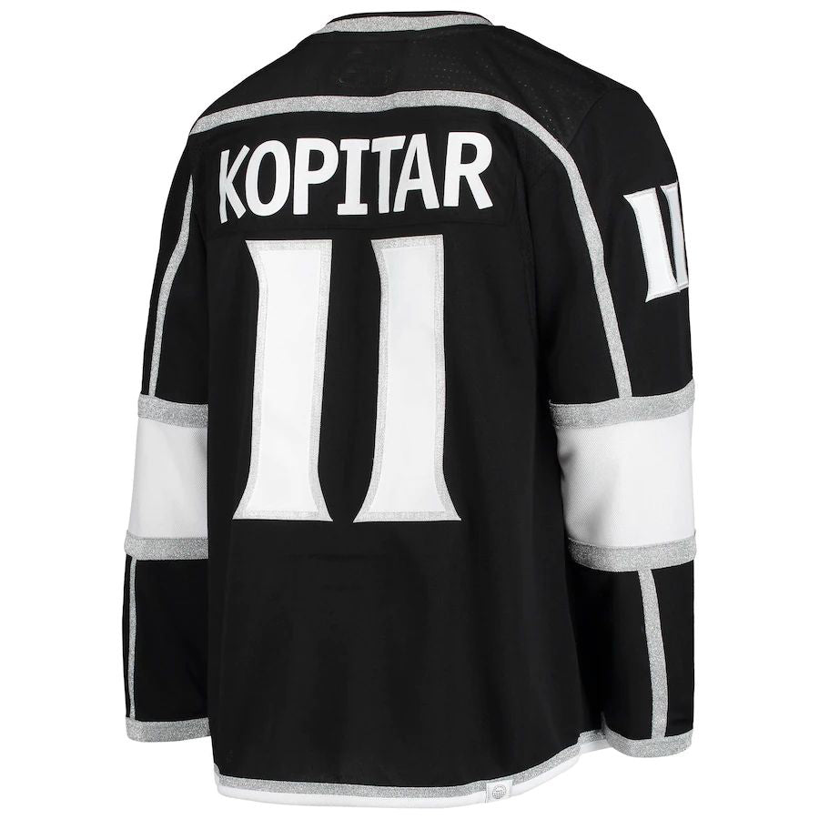 Custom #11 Black LAK Hockey Shirt Top