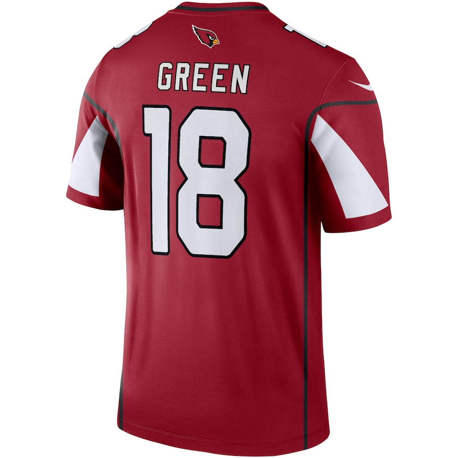 Custom #18 Green Football Shirt Top
