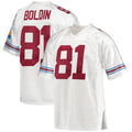 Custom #81 White 2003 Football Shirt Top