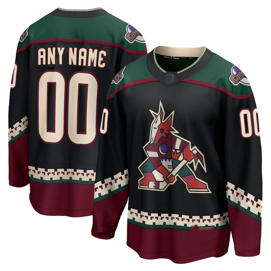 Custom Black Hockey Shirt Top