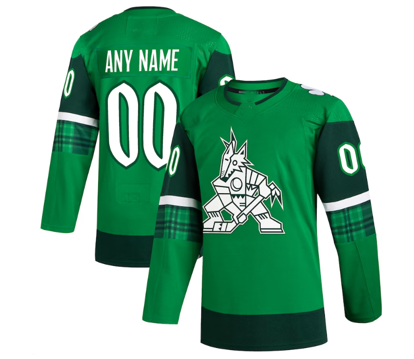 Custom Green 2023 Hockey Shirt Top