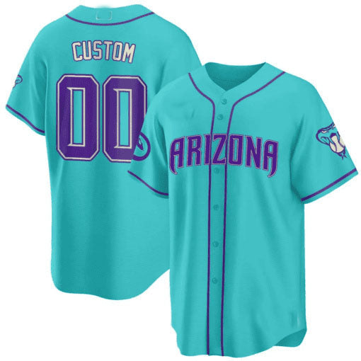 Custom Purple 2024 ARI Baseball Shirt Top