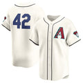 Custom #42 White 2024 Jackie Robinson Day ARI Baseball Shirt Top