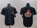Custom Black ARI Baseball Shirt Top
