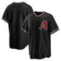 Custom Black ARI Baseball Shirt Top