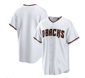 Custom White ARI Baseball Shirt Top