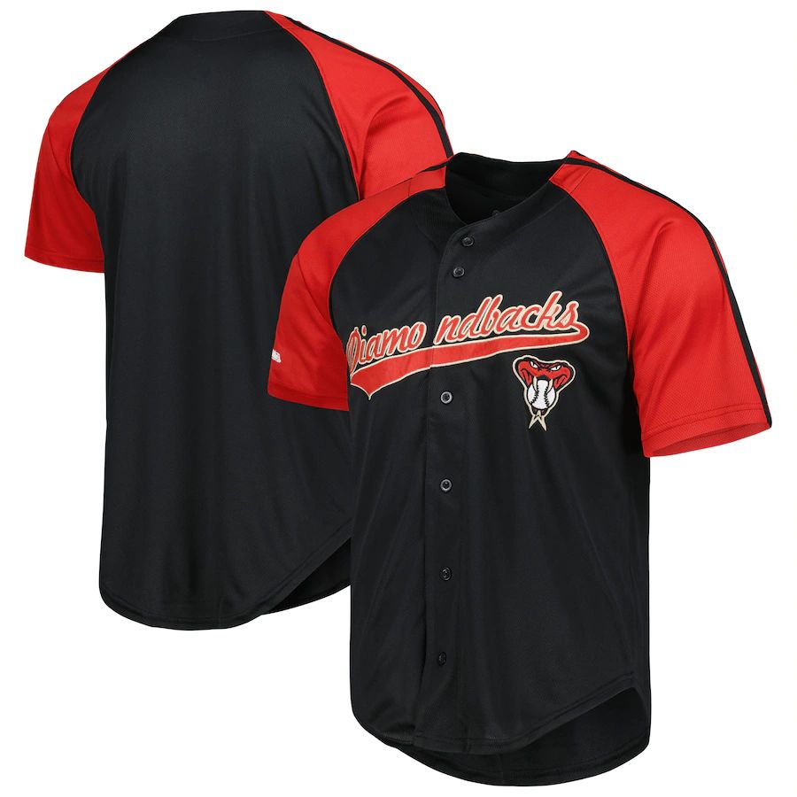 Custom Red ARI Baseball Shirt Top