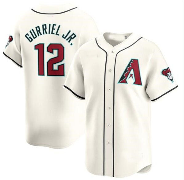 Custom #12 Cream 2023 ARI Baseball Shirt Top