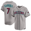 Custom #7 Gray ARI Baseball Shirt Top