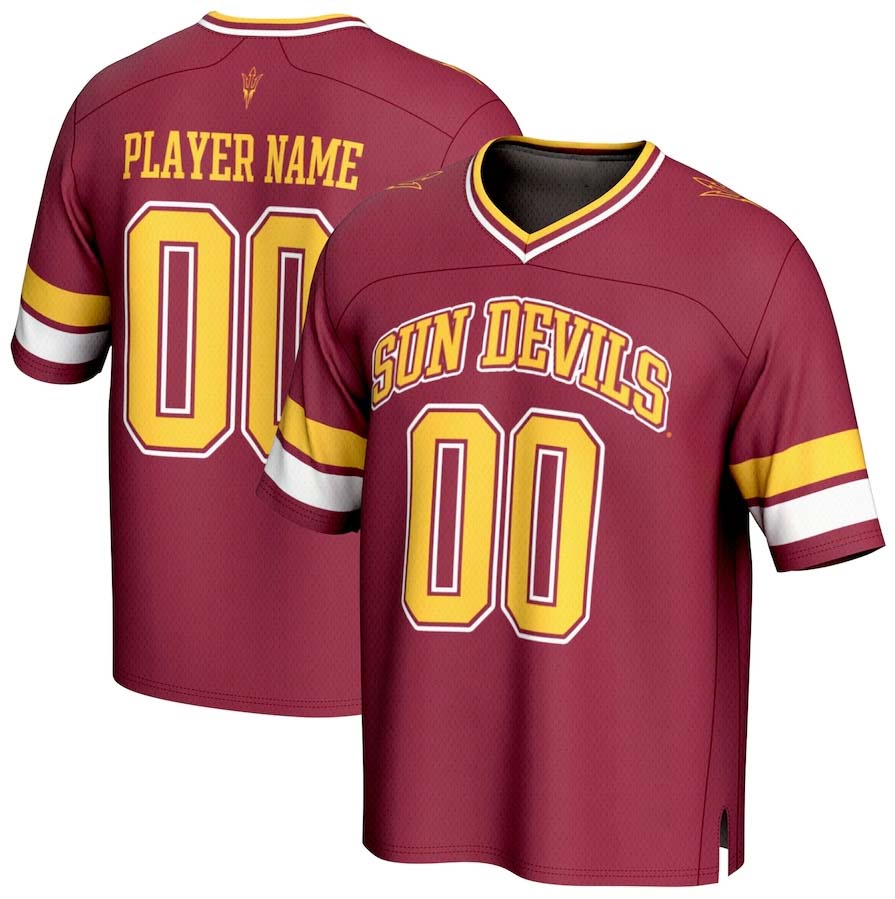 Custom Maroon Football Shirt Top