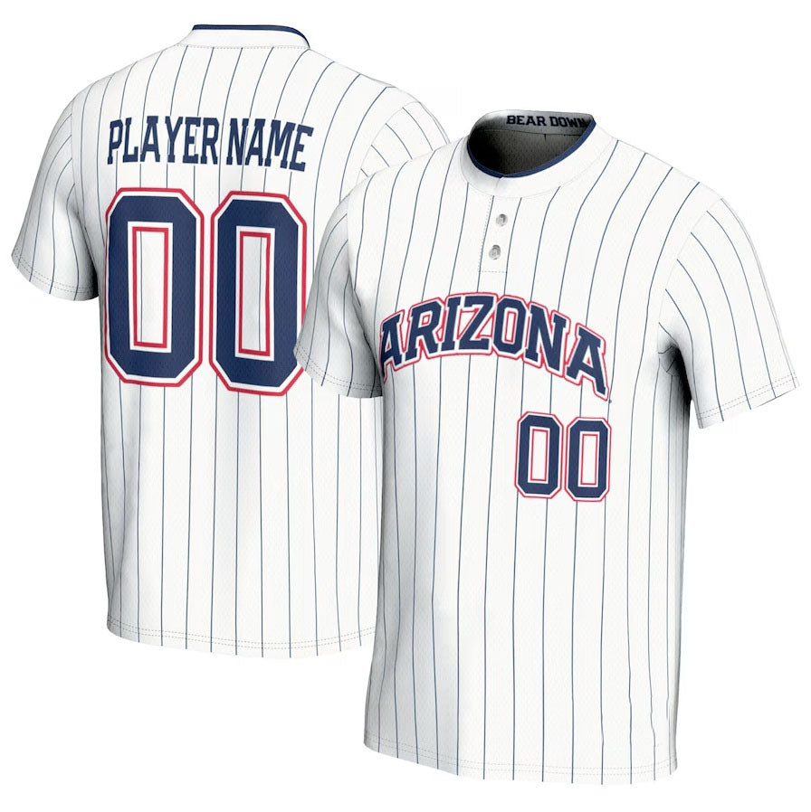 Custom White College Shirt Top