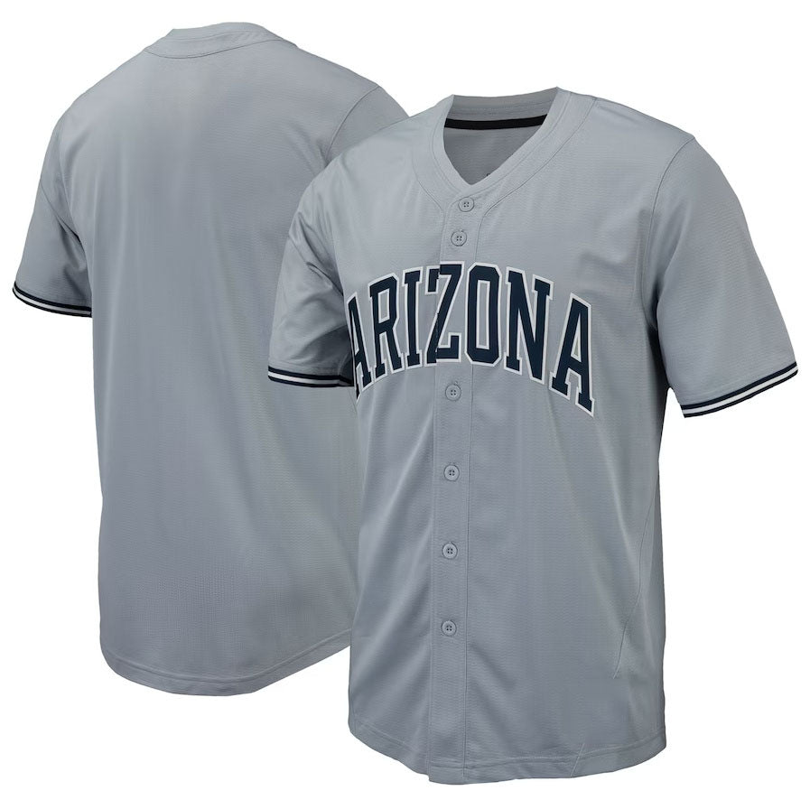 Custom Gray Baseball Shirt Top