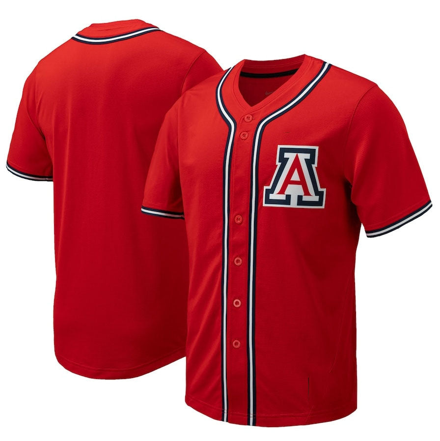 Custom Red Baseball Shirt Top