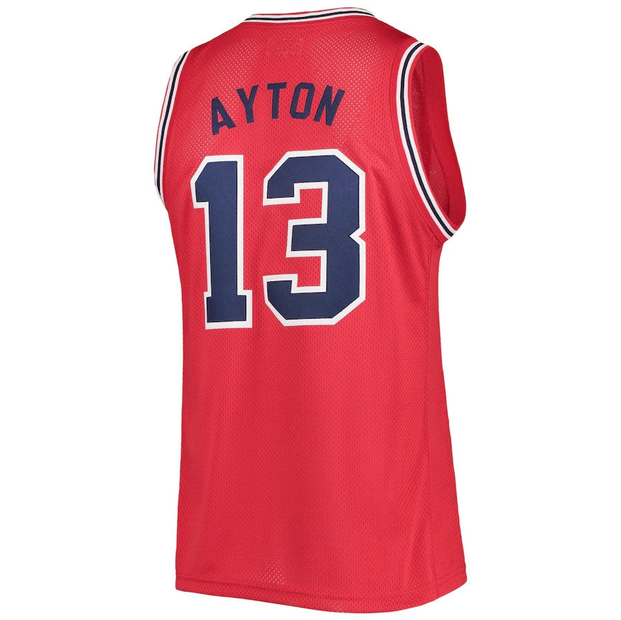 Custom #13 Red Retro Basketball Shirt Top