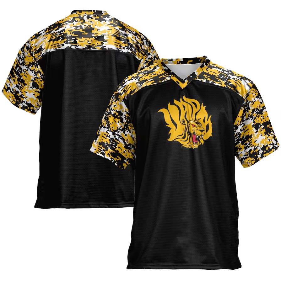 Custom Black DET Football Shirt Top