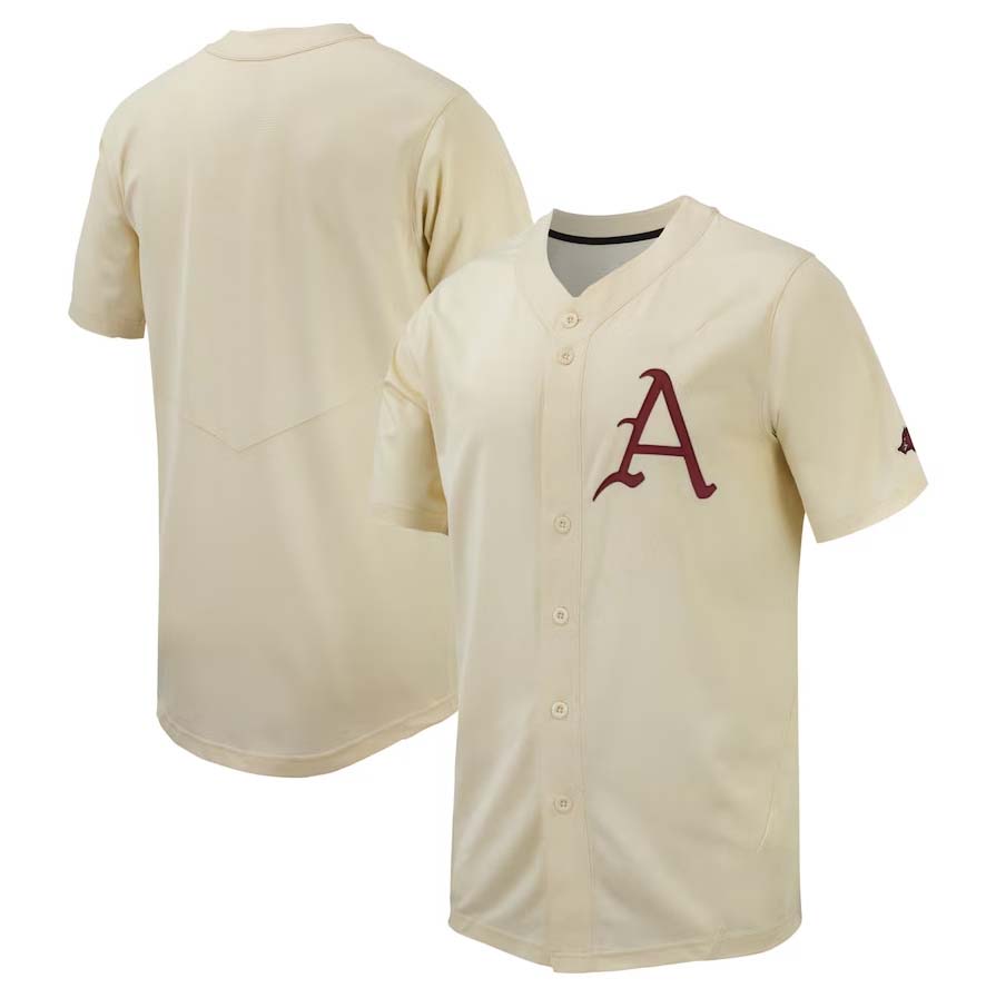 Custom Cream Baseball Shirt Top