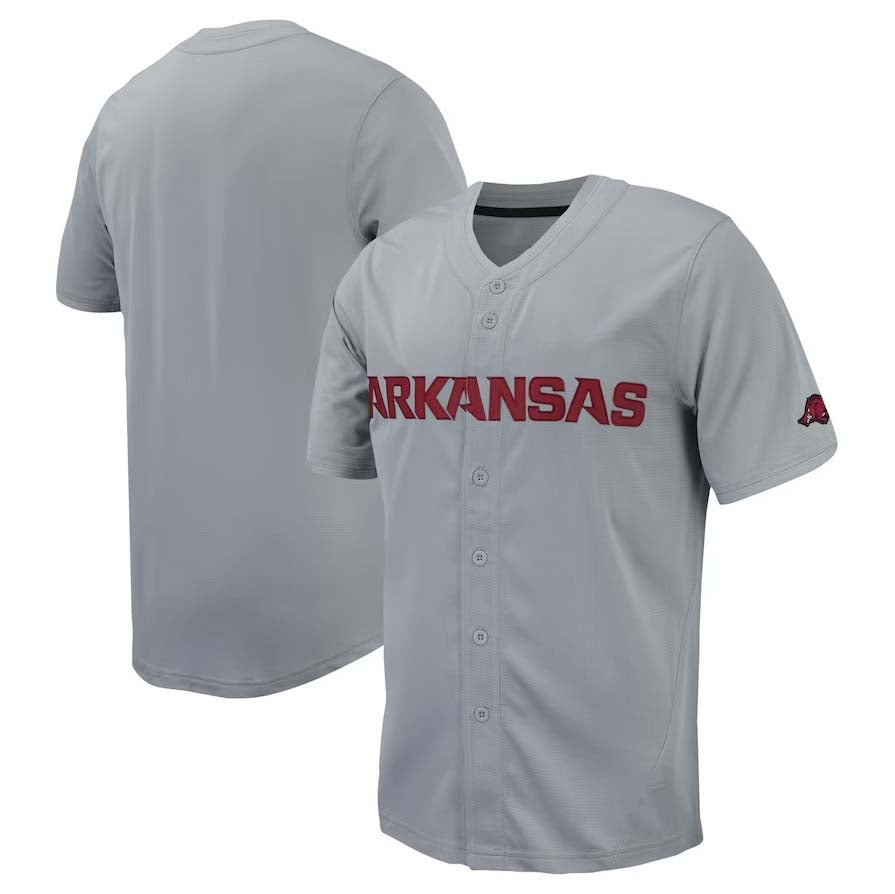 Custom Gray Baseball Shirt Top