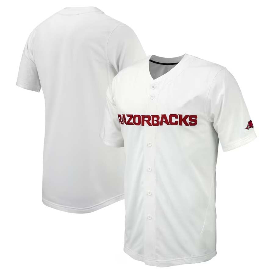Custom White Baseball Shirt Top