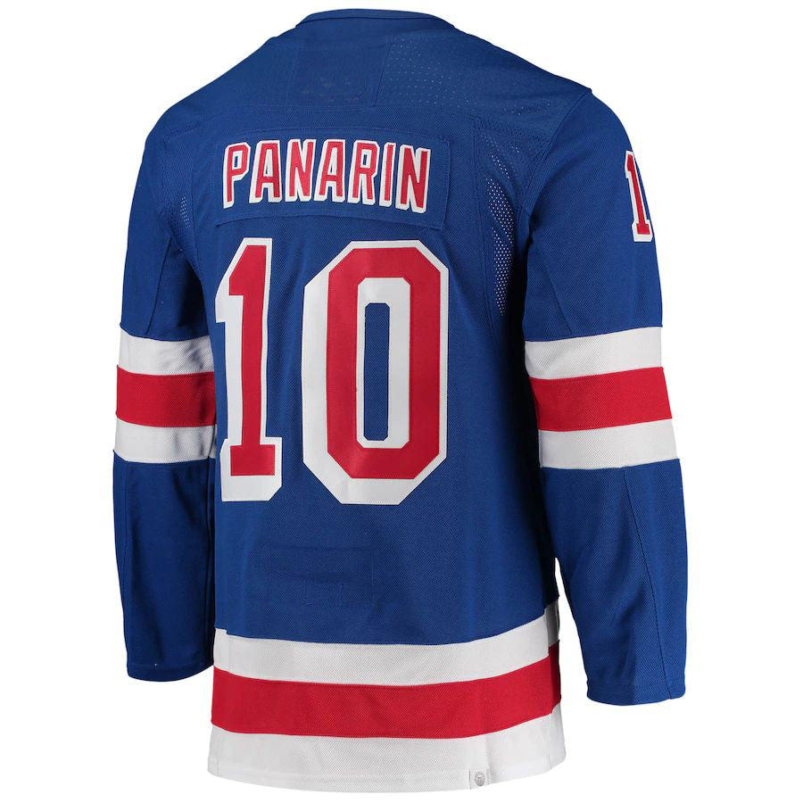 Custom #10 Blue Hockey Shirt Top
