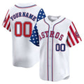 Custom White 2024 HOU Baseball Shirt Top
