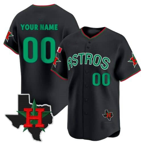 Custom HOU Baseball Shirt Top