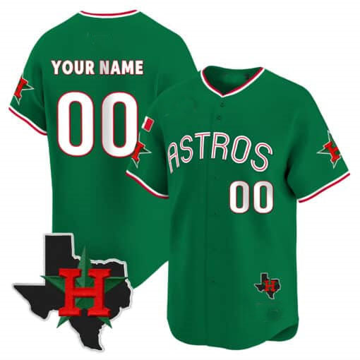 Custom HOU Baseball Shirt Top