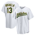 Custom #13 White OAK Baseball Shirt Top