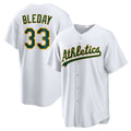 Custom #33 White OAK Baseball Shirt Top