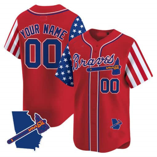Custom 2024 ATL Baseball Shirt Top