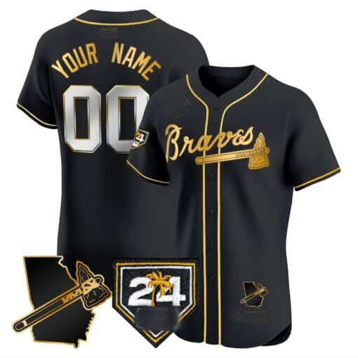 Custom 2024 ATL Baseball Shirt Top