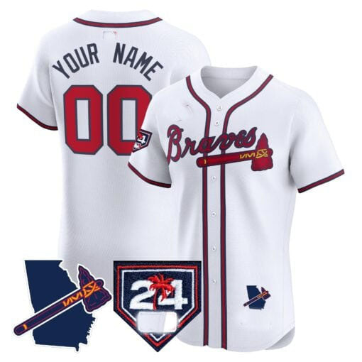 Custom 2024 ATL Baseball Shirt Top