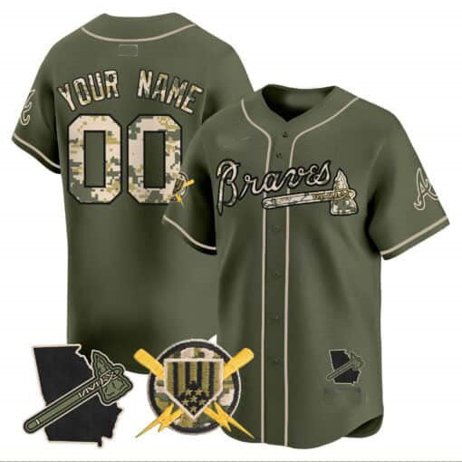 Custom ATL Baseball Shirt Top