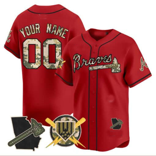 Custom ATL Baseball Shirt Top