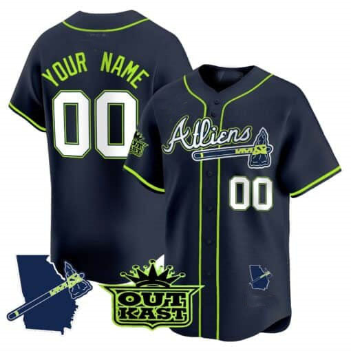 Custom ATL Baseball Shirt Top