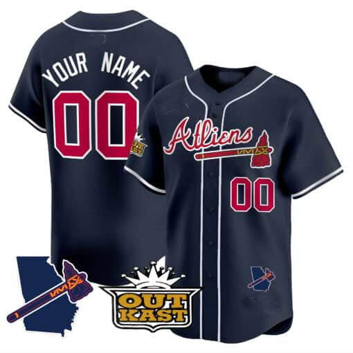 Custom ATL Baseball Shirt Top