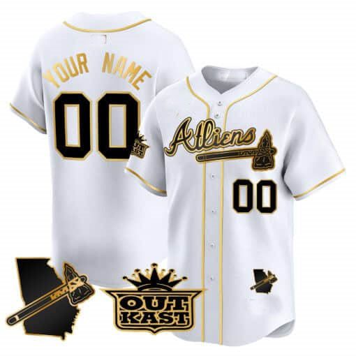Custom ATL Baseball Shirt Top