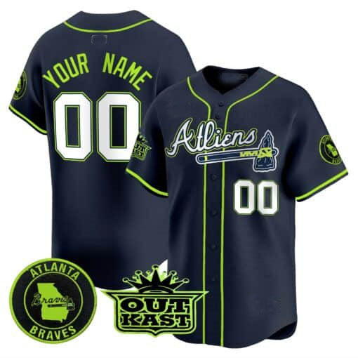 Custom ATL Baseball Shirt Top